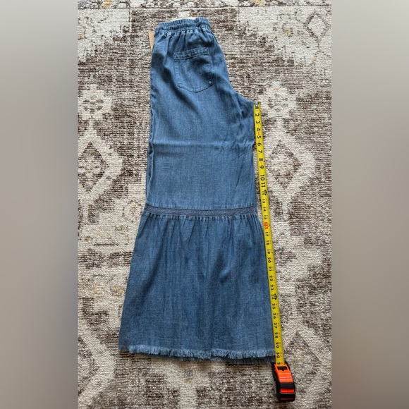 Billy T Tiered Wide Leg Denim Pant - Picture 7 of 9